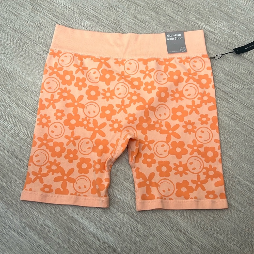 Orange Bike Shorts